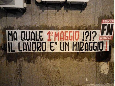 RIFLESSIONE SUL PRIMO MAGGIO