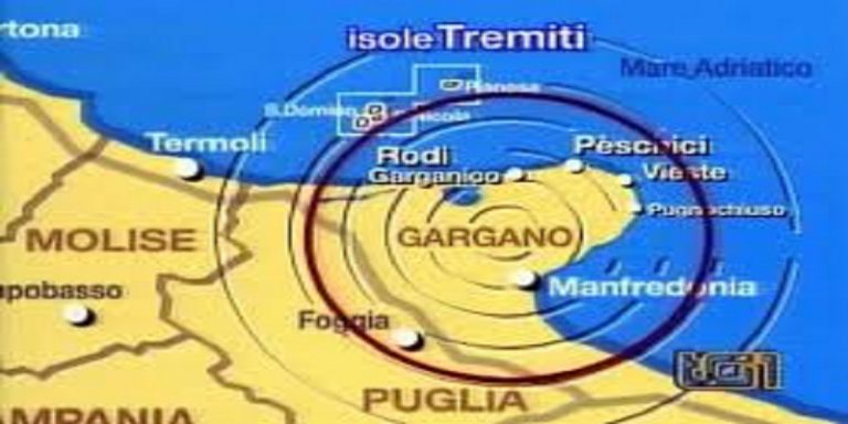 STOP ALL’ABUSIVISMO, IL GARGANO E’ UNA ZONA A RISCHIO SISMICO