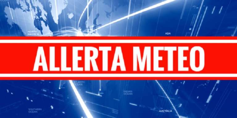 ALLERTA METEO PREVISTA PER I GIORNI 22 e 23 GIUGNO 2018