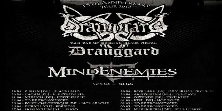 TOURNEE EUROPEA PER I “MIND ENEMIES”