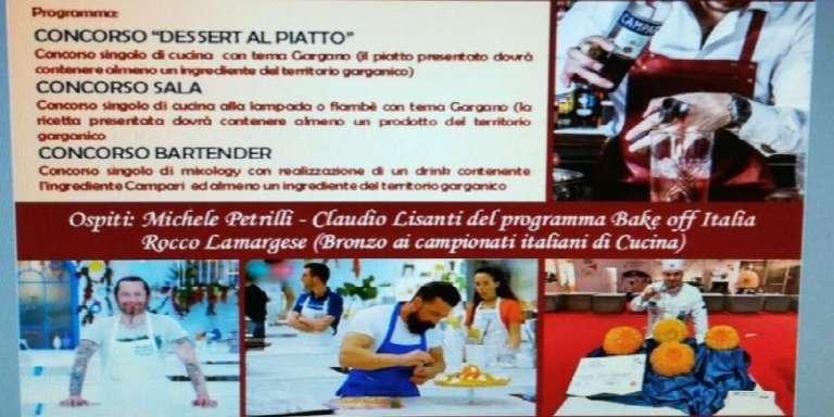 A SAN NICANDRO LA 1^ RASSEGNA PROVINCIALE SULLA RISTORAZIONE “GARGANO STYLE 2018”