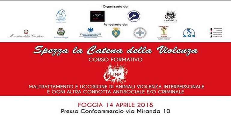 LEGA PER LA DIFESA DEL CANE, CORRELATA VIOLENZA SU ANIMALI E PERICOLOSITA’ SOCIALE