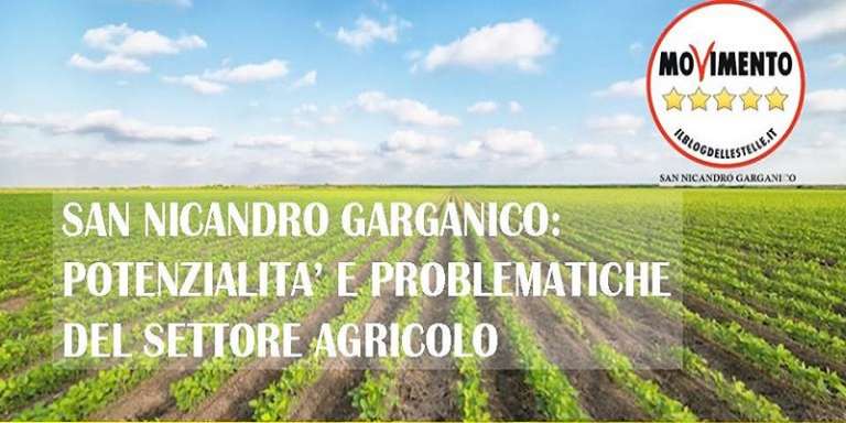 IL M5S DI SAN NICANDRO PARLA DI AGRICOLTURA