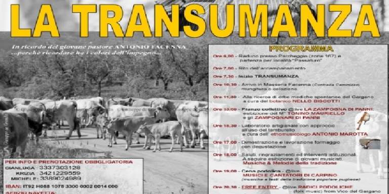 L’EVENTO DELLA TRANSUMANZA A CARPINO