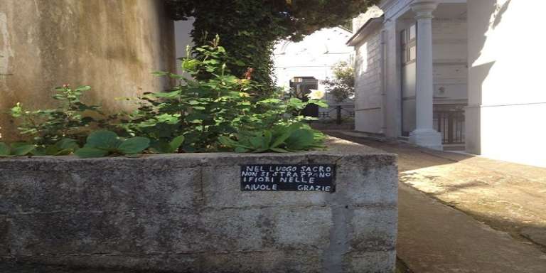 SAN NICANDRO, FURTI DI FIORI AL CIMITERO