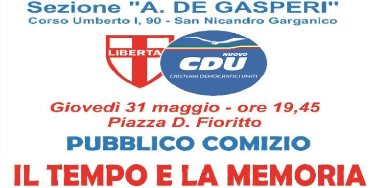 COMIZIO DEL C.D.U.