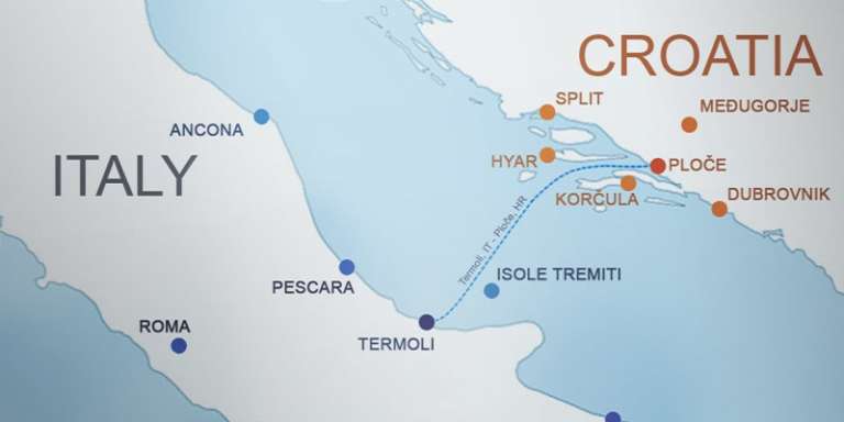 INAUGURATO A TERMOLI IL COLLEGAMENTO TRA IL MOLISE E LA CROAZIA