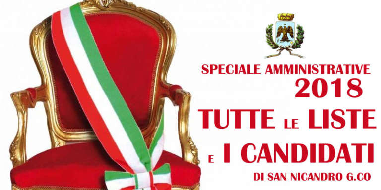 ESCLUSIVO: TUTTE LE LISTE E I CANDIDATI DELLE ELEZIONI COMUNALI DEL 10 GIUGNO