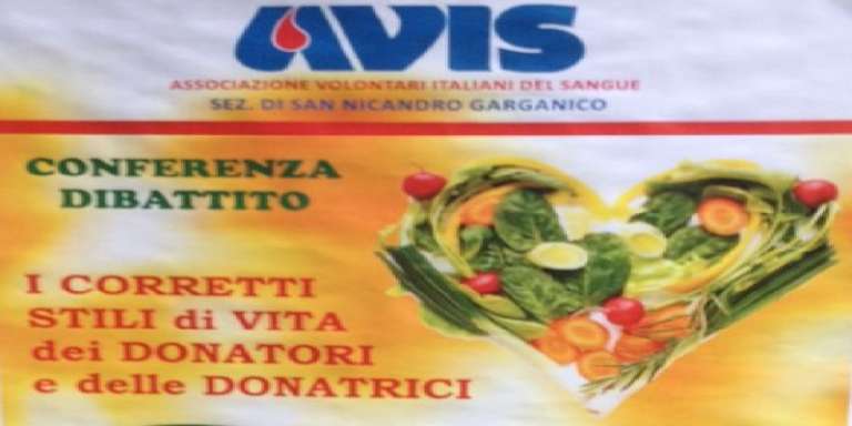 CONFERENZA DIBATTITO DELLA CONSULTA FEMMINILE AVIS SAN NICANDRO
