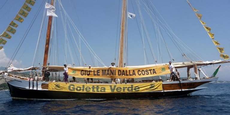 E’ INIZIATO IL VIAGGIO DI GOLETTA VERDE 2018, A LUGLIO NEL MARE DEL GARGANO