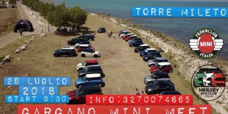 TORRE MILETO, RADUNO MINI COOPER DEL GARGANO