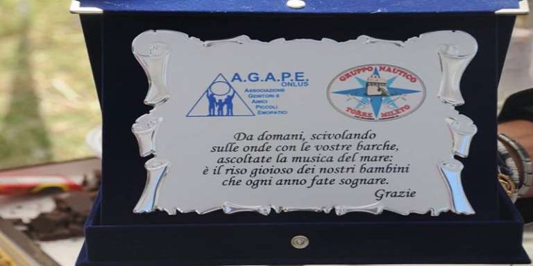 L’AGAPE DI SAN NICANDRO RINGRAZIA IL GRUPPO NAUTICO TORRE MILETO