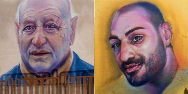 ECCO I MURALES DEL CAMPO SPORTIVO DI SAN NICANDRO DEDICATI A MASCOLO E FALLUCCHI