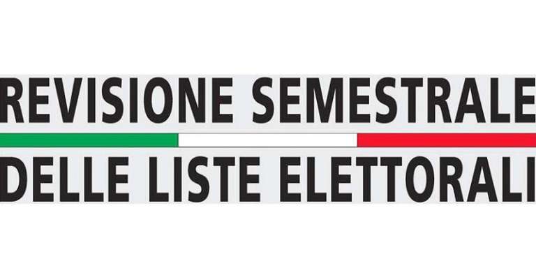 SAN NICANDRO, REVISIONE SEMESTRALE DELLE LISTE ELETTORALI