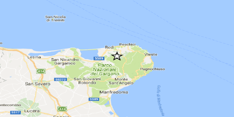 TERREMOTO SUL GARGANO