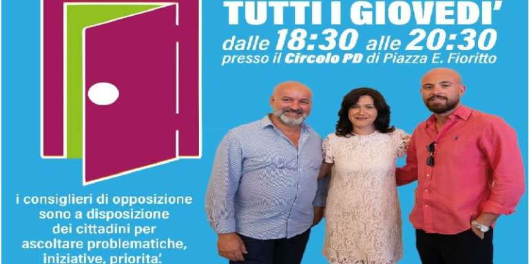 IL PD DI SAN NICANDRO LANCIA L’INIZIATIVA “PORTE APERTE”
