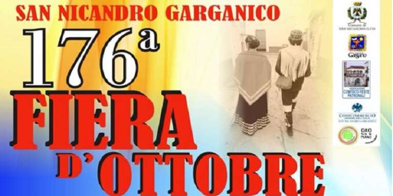 IL PROGRAMMA DELL’ULTIMO GIORNO DELLA FIERA DI SAN NICANDRO