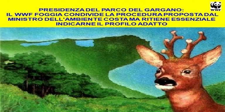 WWF FOGGIA: “PRESIDENZA PARCO, OK ALLA PROPOSTA DEL MINISTRO, MA INDICARNE IL PROFILO”