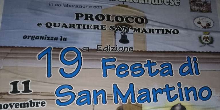19^ EDIZIONE DELLA FESTA DI SAN MARTINO