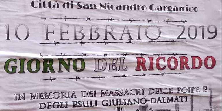 10 FEBBRAIO, IL GIORNO DEL RICORDO PER NON DIMENTICARE LE VITTIME DELLE FOIBE