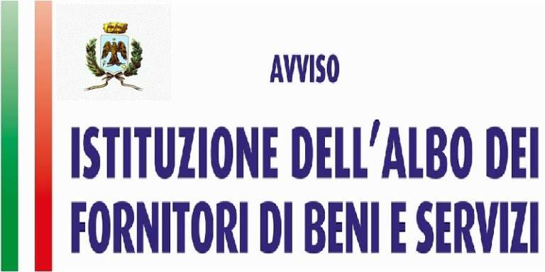 SAN NICANDRO, ALBO DEGLI OPERATORI ECONOMICI PER AFFIDAMENTO LAVORI E SERVIZI