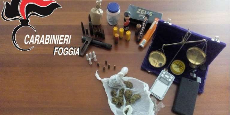 ANCORA ARMI, ESPLOSIVI E STUPEFACENTI A CAGNANO VARANO. DUE ARRESTI