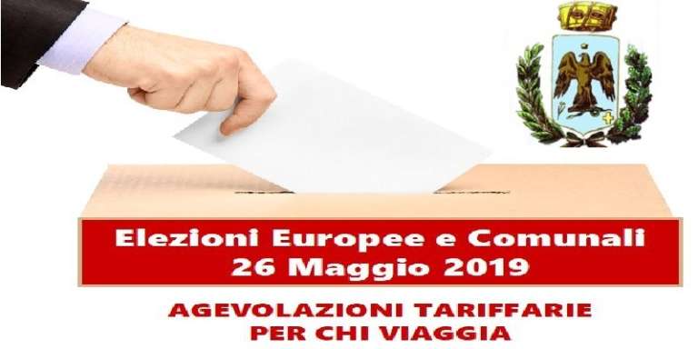 AGEVOLAZIONI DI VIAGGIO PER LE ELEZIONI EUROPEE