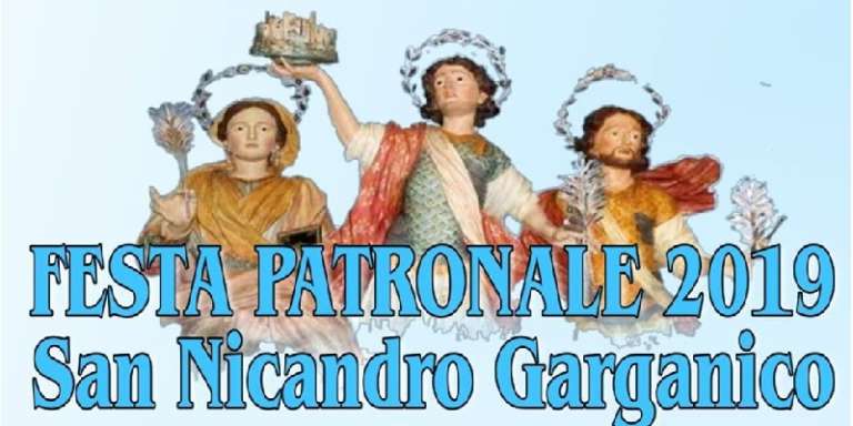 SAN NICANDRO, FESTA PATRONALE 2019: ECCO IL PROGRAMMA COMPLETO