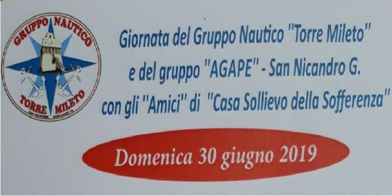 RITORNA LA GIORNATA DEL GRUPPO NAUTICO “TORRE MILETO” E DELL’AGAPE