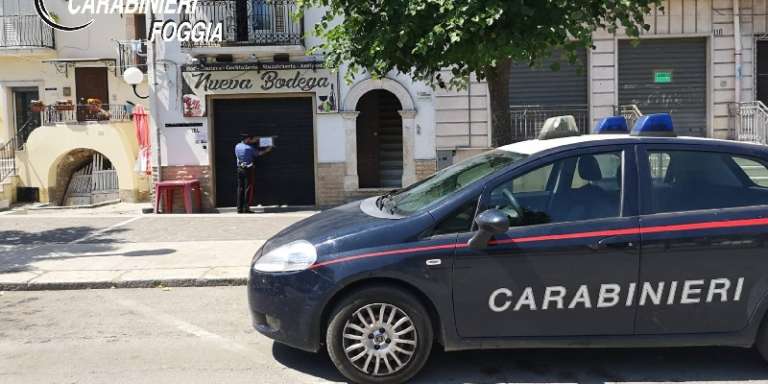 SOSPESE LICENZE DI DUE BAR RICETTACOLI DI PERICOLOSI MALVIVENTI