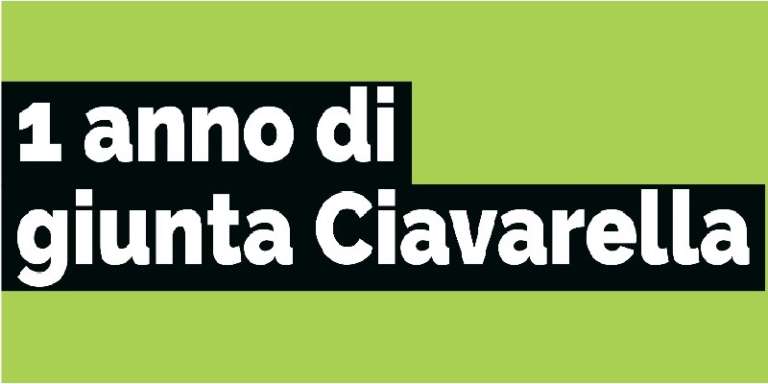 1 ANNO DI GIUNTA CIAVARELLA