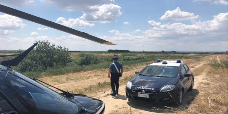 I CARABINIERI RECUPERANO DUE TRATTORI RUBATI E SCOPRONO “CIMITERO” DI AUTO RUBATE