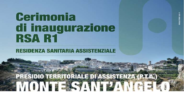 INAUGURAZIONE DEL P.T.A. DI MONTE SANT’ANGELO