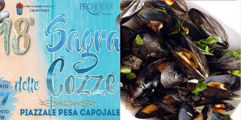 CAPOJALE, SAGRA DELLE COZZE 2019