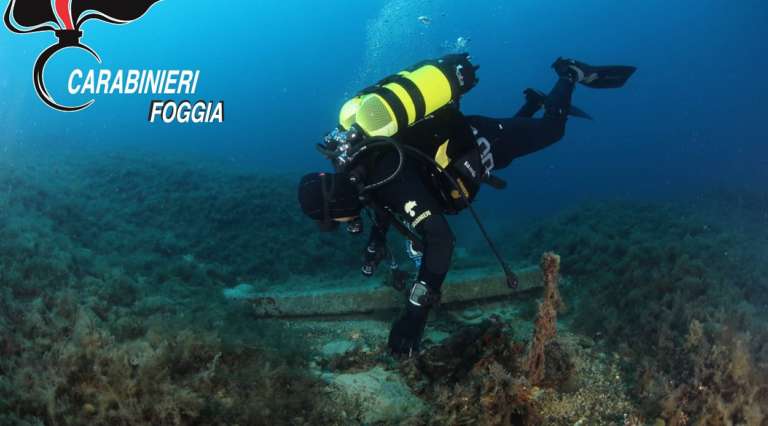 CAMPAGNA DEI CARABINIERI A TUTELA DEI BENI ARCHEOLOGICI SOMMERSI DELLE ISOLE TREMITI