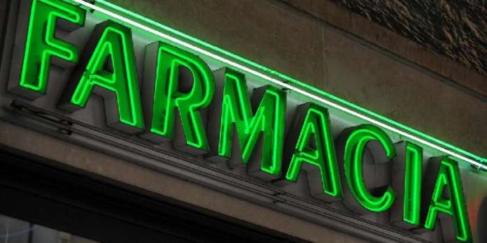 Foto Stock - Farmacia