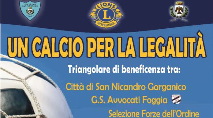 triangolare calcio lions