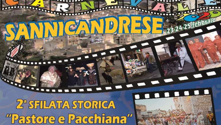 CARNEVALE 2020, IL PROGRAMMA DELLA 2^ SFILATA STORICA “PASTORE E PACCHIANA”