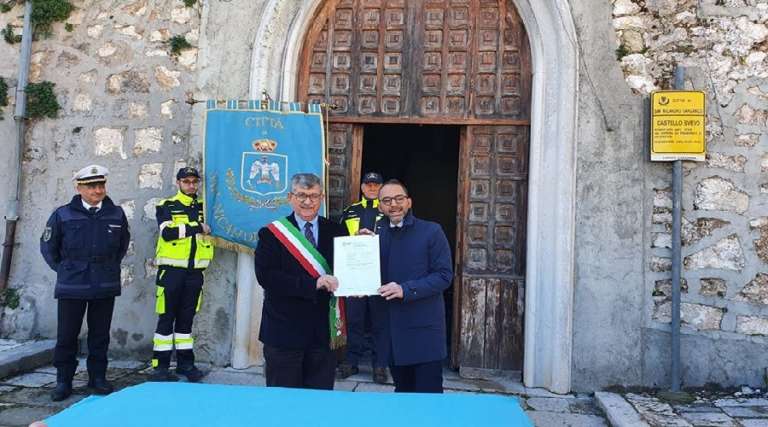 PERFEZIONATO L’ATTO RELATIVO AL CONTRIBUTO PER L’ACQUISTO CASTELLO DI SAN NICANDRO