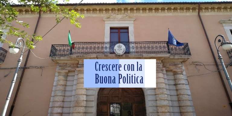 EDITORIALE DELLA DOMENICA, CRESCERE CON LA BUONA POLITICA