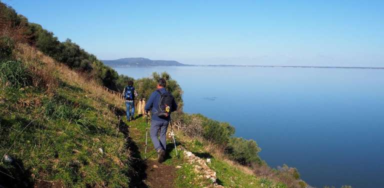 GARGANO NORDIC WALKING VI PORTA LUNGO LA COSTA DEL LAGO DI VARANO