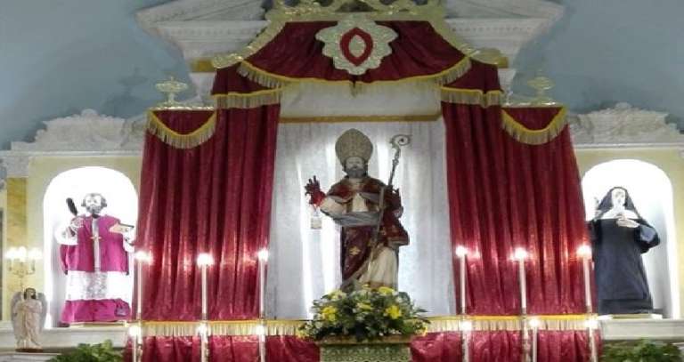 CON IL FALO’ DI SAN BIAGIO SI CHIUDE IL RITO DEI FUOCHI DI SAN NICANDRO