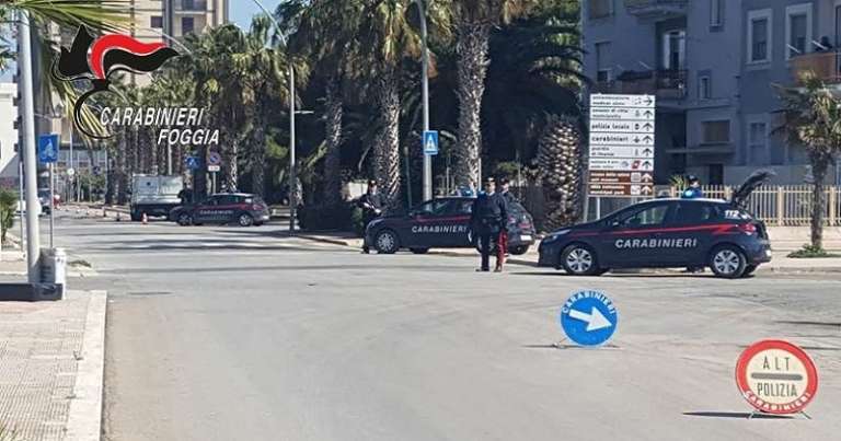 CORONAVIRUS, CONTINUANO I POSTI DI BLOCCO E CONTROLLO A TAPPETO DEI CARABINIERI