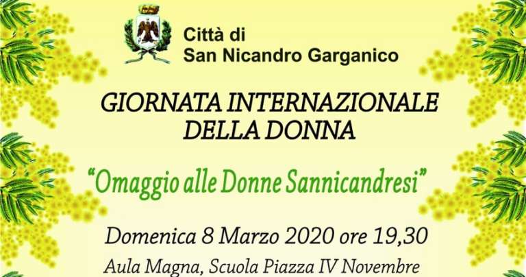 OMAGGIO ALLE DONNE SANNICANDRESI