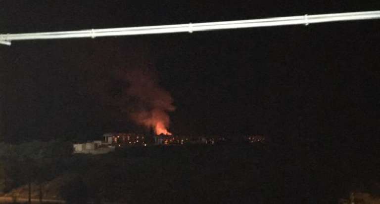 INCENDIO ALL’INTERNO DEL CIMITERO DI SAN NICANDRO