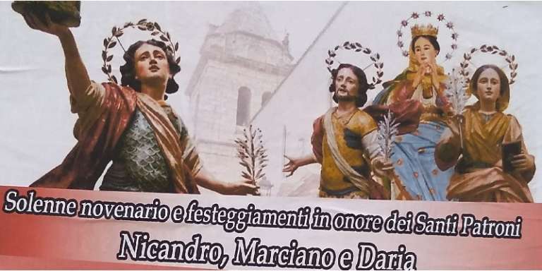 PER LA FESTA PATRONALE DI SAN NICANDRO, UN CONTRIBUTO VOLONTARIO ANCHE IN BANCA