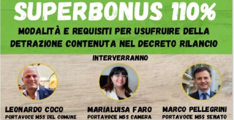 IL SUPERBONUS IN EDILIZIA: EVENTI INFORMATIVI A SAN NICANDRO E SAN MARCO IN LAMIS