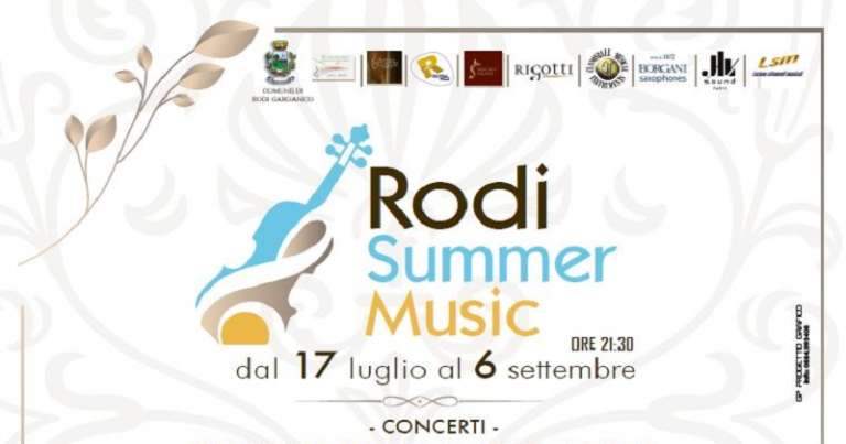 RODI SUMMER MUSIC, CONCERTI CON ARTISTI DI FAMA INTERNAZIONALE