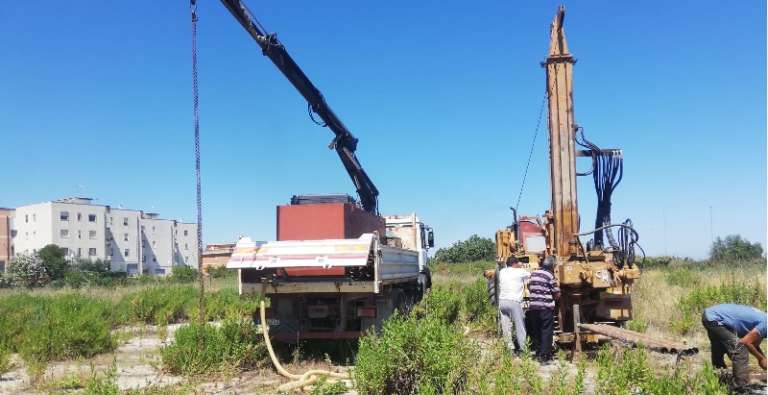 SAN NICANDRO, ULTIMATO IL CAROTAGGIO DEL CAMPETTO DI VIA LAURO
