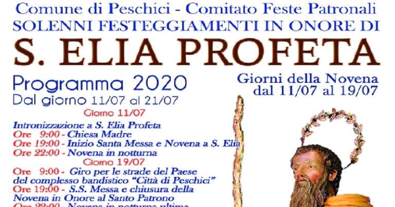 RITORNANO I FESTEGGIAMENTI DI S. ELIA A PESCHICI